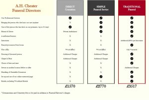 Website Price Table 2025