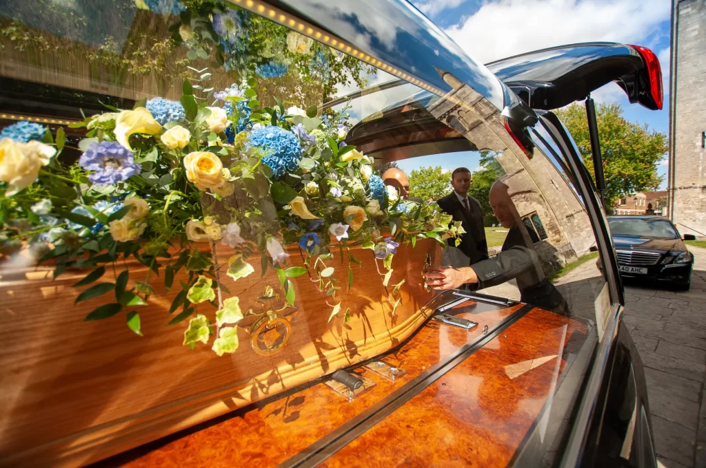 Coffin In Hearse